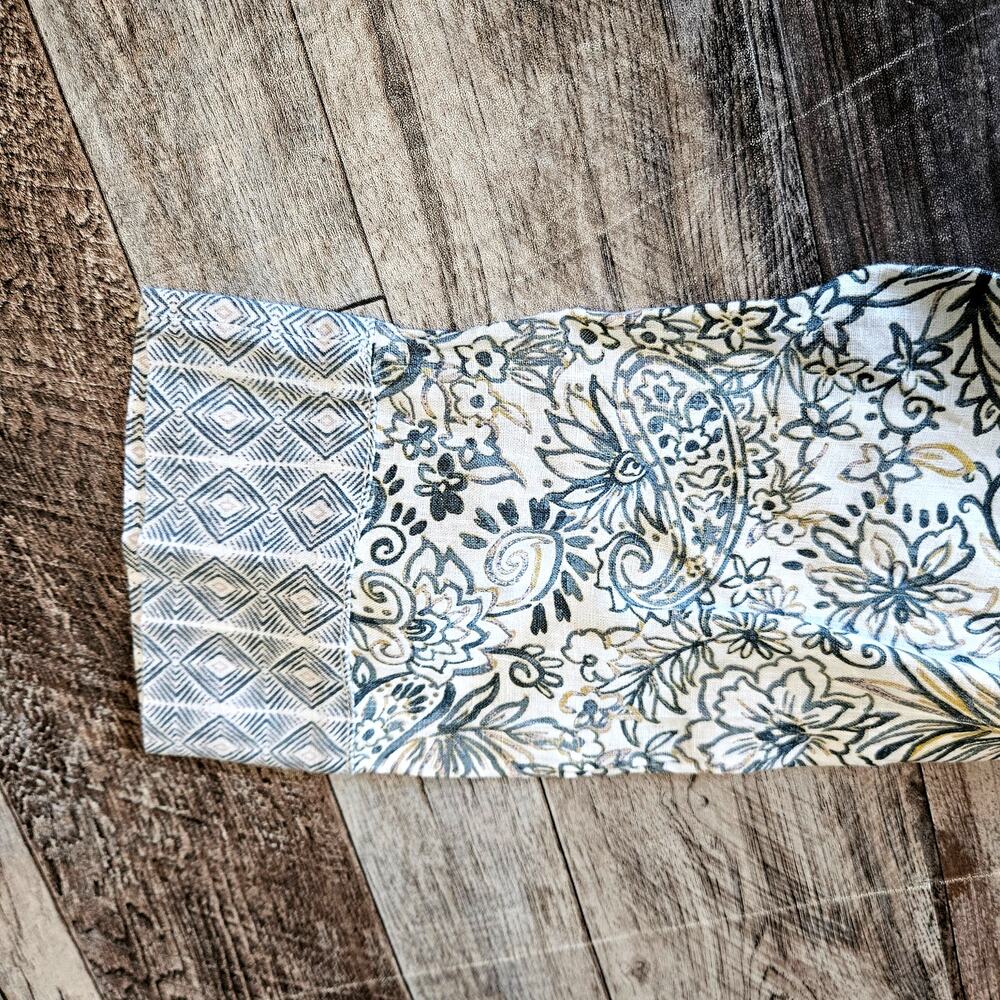 Sigrid Olsen Linen Tunic Top Size Small Tropical … - image 6